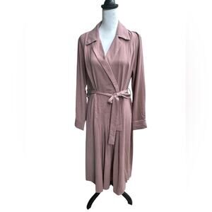 Grace Karin Long Sleeve Long Dress Dusty Pink Tan Size Large